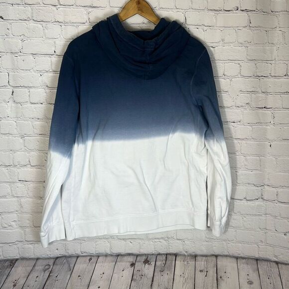 Abercrombie & Fitch Sweatshirt Gradient Dip Dye Hoodie size L Large - Picture 5 of 8